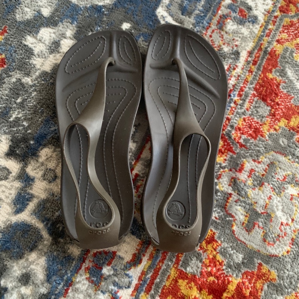 Croc sandals